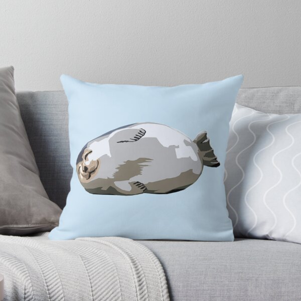 Gray Whale Mini Pillow, Accent Pillows