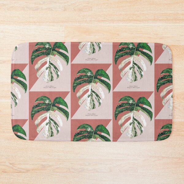 Item preview, Monstera Deliciosa Albo Variegata Rusty Pink designed and sold by The Chookies.