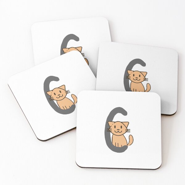 Item preview, Personalized Cat Initial C designed and sold by TheFamilyVan.