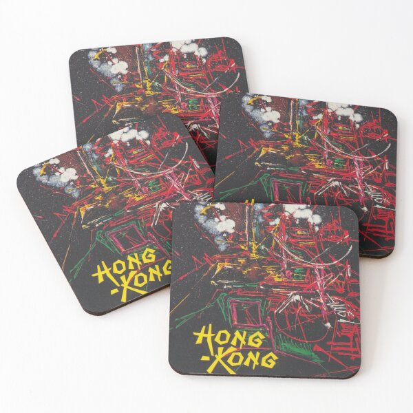 Item preview,  Hong Kong Retro, Vintage Airline Travel Poster designed and sold by vintagevivian.