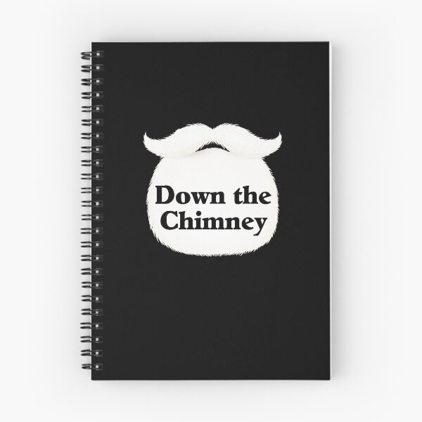 Item preview, Santa Claus Beard Down The Chimney Christmas Xmas Graphic designed and sold by SpookshowDesign.