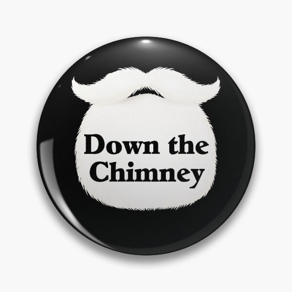 Item preview, Santa Claus Beard Down The Chimney Christmas Xmas Graphic designed and sold by SpookshowDesign.