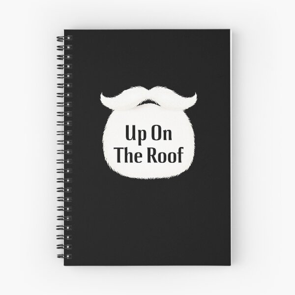 Item preview, Santa Claus Beard Up On The Roof Christmas Xmas Graphic designed and sold by SpookshowDesign.