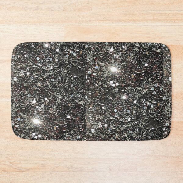 Item preview, Glitter Silver Black Background   designed and sold by Kaushal Pal.