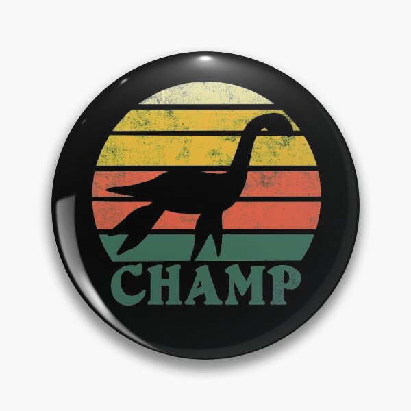 Item preview, Retro Vintage Champ Lake Champlain Monster Graphic designed and sold by SpookshowDesign.