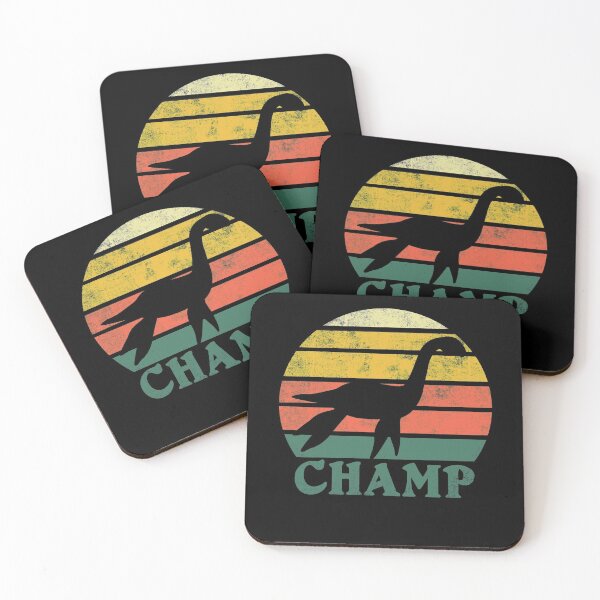 Item preview, Retro Vintage Champ Lake Champlain Monster Graphic designed and sold by SpookshowDesign.