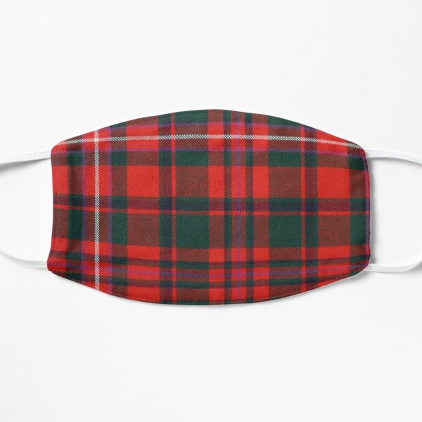 Mackinnon red modern tartan Mask