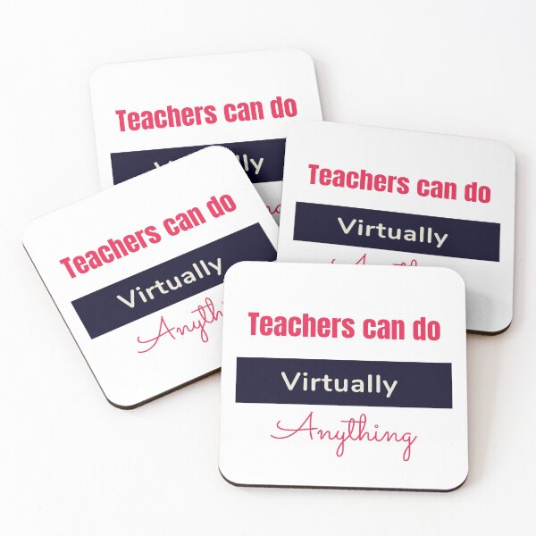Item preview, Teachers can virtually do anything  designed and sold by Feline Rockstars.