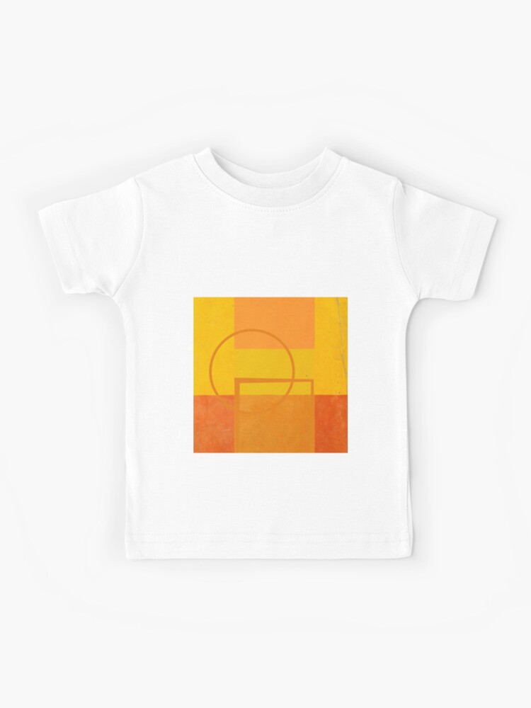 yellow and orange t shirt