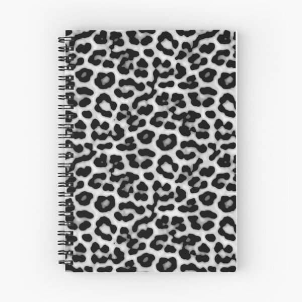 Item preview, Black and White Leopard Print Fur Hide Spots Pattern designed and sold by RootSquare.
