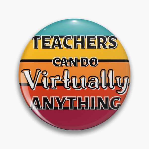 Item preview, Teachers can do virtually anything - Funny Teacher Gift designed and sold by TeesForNerds.