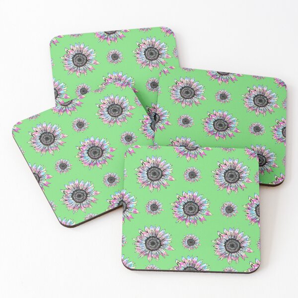 Item preview, Tie Dye Colorful Sunflowers Pattern - Green  designed and sold by MysticMagpie.