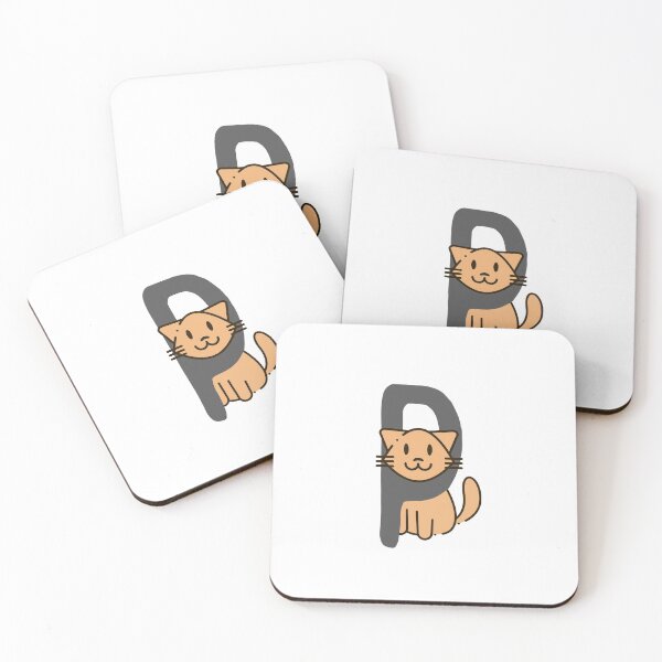 Item preview, Personalized Cat Initial P designed and sold by TheFamilyVan.