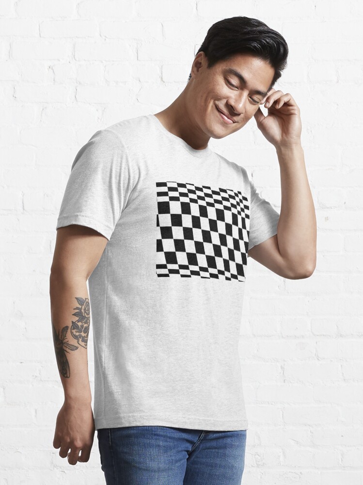 t shirt checkerboard