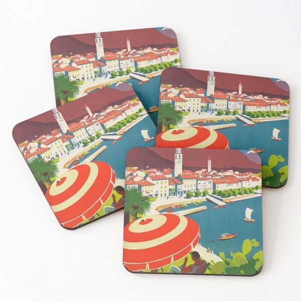 Item preview, Ascona retro poster designed and sold by CorasPosters.
