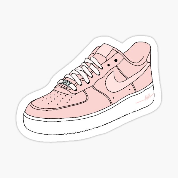 Air Force un rose Sticker