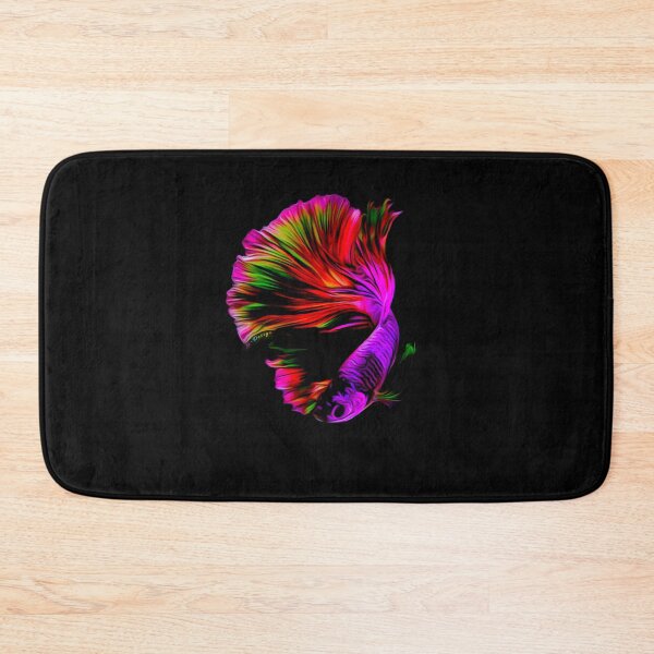 Item preview, Colourfull bettafish abstract painting designed and sold by NandoArtDesign.