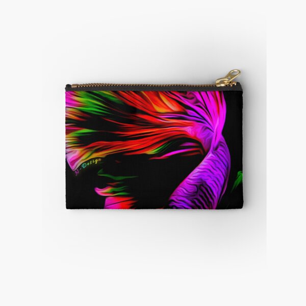 Item preview, Colourfull bettafish abstract painting designed and sold by NandoArtDesign.
