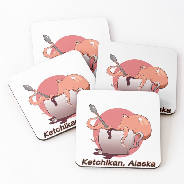 Artikelvorschau, Ketchikan Octopus Teezeit entworfen und verkauft von Krystal Thomas.