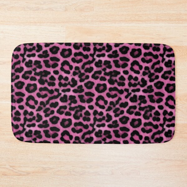 Item preview, Pink Leopard Print Fur Hide Spots Pattern designed and sold by RootSquare.