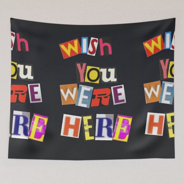 Item preview, WISH YOU WERE HERE STICKER designed and sold by ava-olivia.