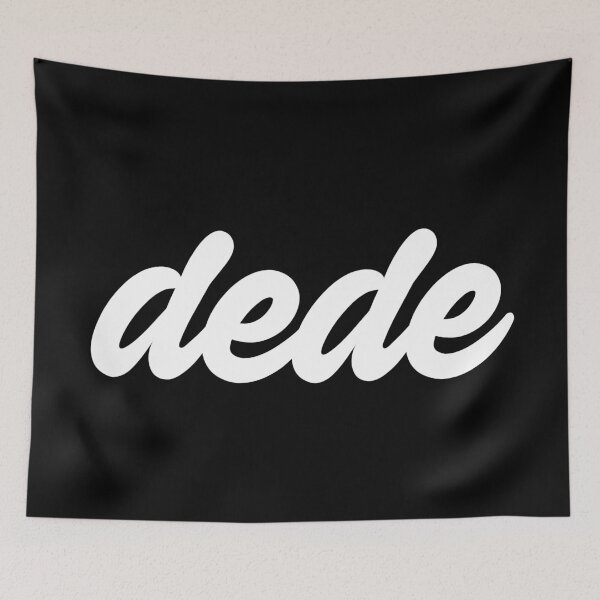 Item preview, DEDE FUNNY FILIPINO WORD WHITE TEXT designed and sold by aydapadi.