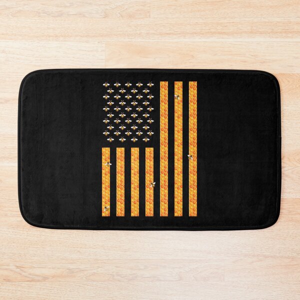 Item preview, American Flag Honeycomb Honey Bees Beekeeping Beekeeper designed and sold by TylerKay.