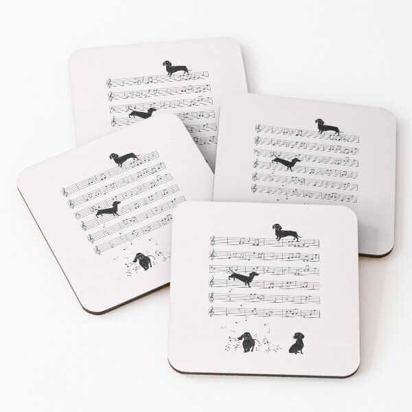 Item preview, Dog Dachshund and Music designed and sold by CareShare Design.