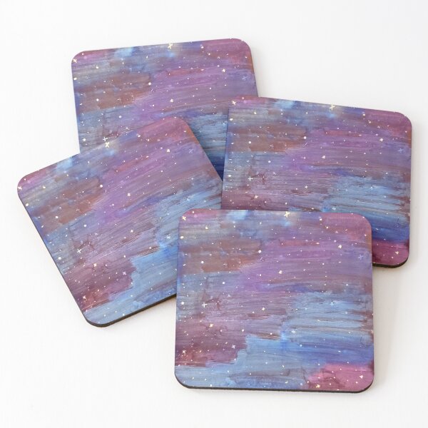 Item preview, Stars at Night Watercolor designed and sold by ChicknDoodlSoup.