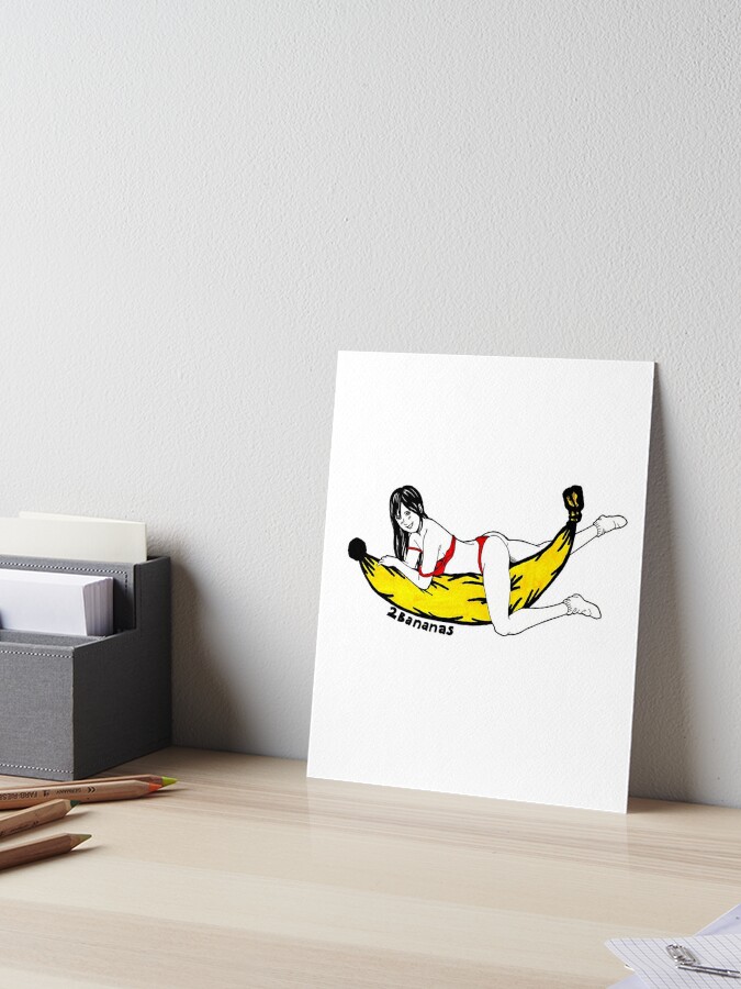 Banana Girl Art Print