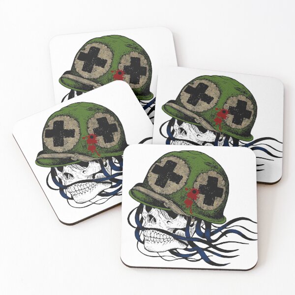 Item preview, medic skull designed and sold by Vernon Carl D'souza.