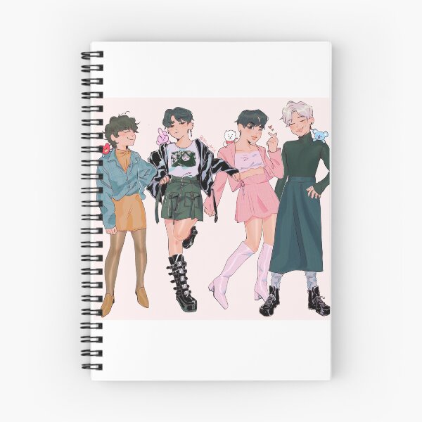 Item preview, Taekook and Namjin in skirts designed and sold by Beatrixyarritu.