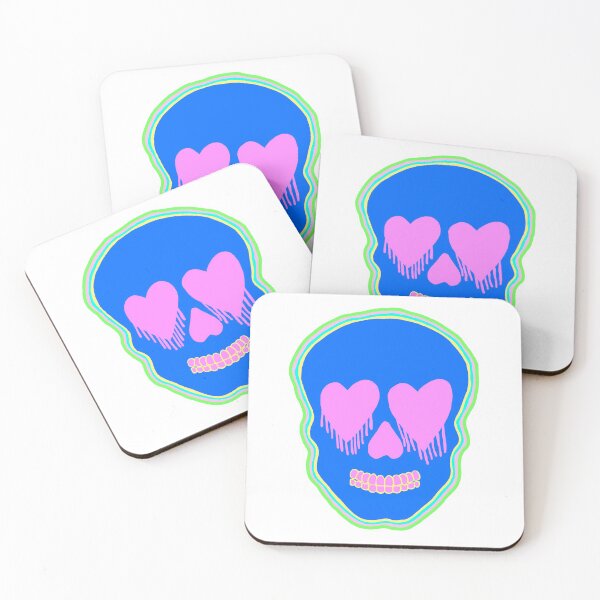 Artikelvorschau, Drippy Heart Outlined Skull entworfen und verkauft von aliceeeee19.