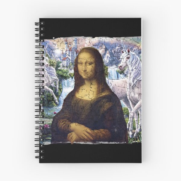 Item preview, Mona Lisa and unicorns designed and sold by chadtees.