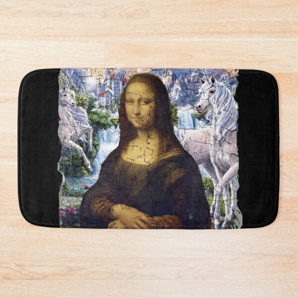 Item preview, Mona Lisa and unicorns designed and sold by chadtees.