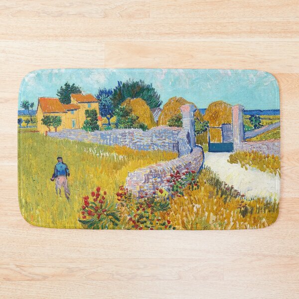 Item preview, Farmhouse in Provence (1888) by Vincent Van Gogh designed and sold by dadthebubblegut.
