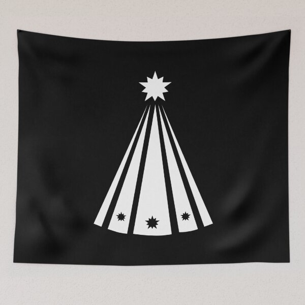 Item preview, Merry Christmas tree cone designed and sold by NerdySherds.