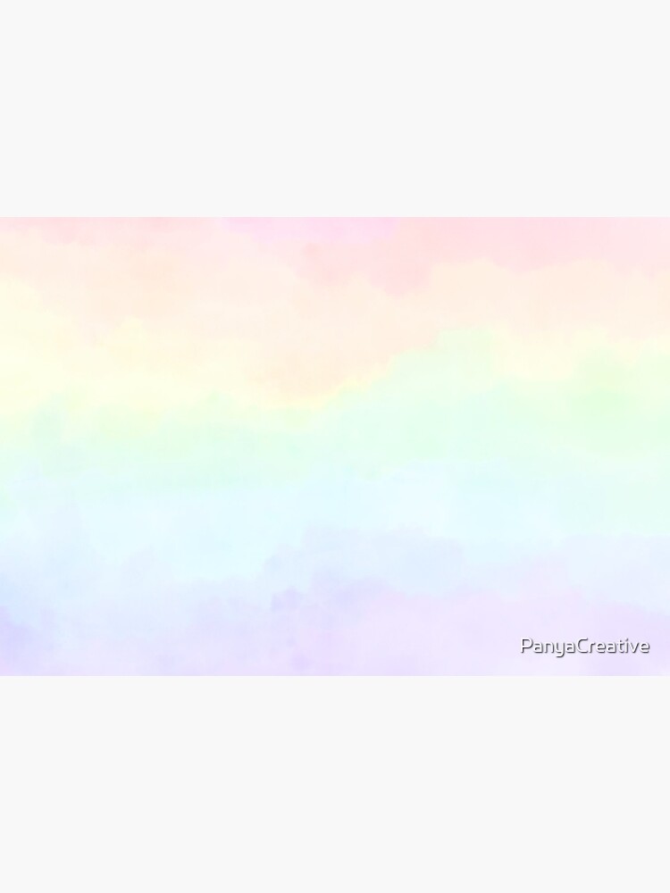 Rainbow Pastel Watercolor Gradient by PanyaCreative