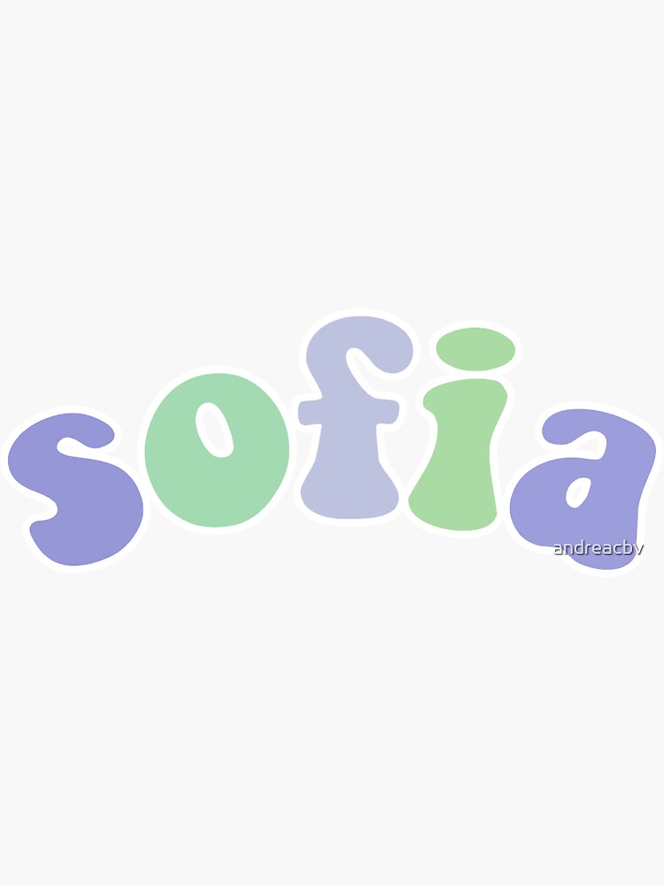 sofia-name-quote-sticker-by-andreacbv-redbubble