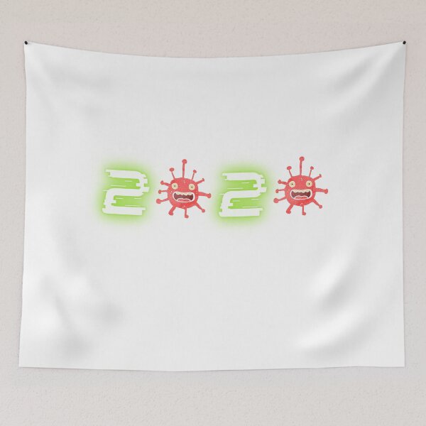 Item preview, 2020 - the year of red germs designed and sold by Hisbestwork.
