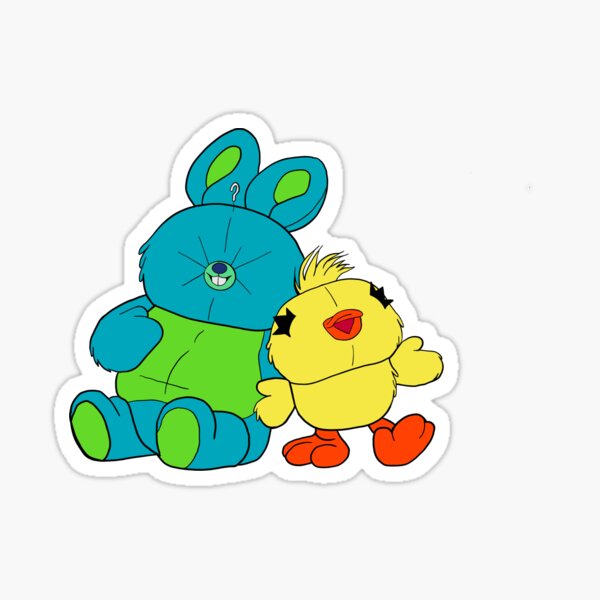 ducky and bunny pillow pet