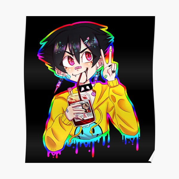Emo Boy Posters Redbubble