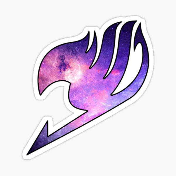 Fairy Tail Galaxy Stickers Redbubble