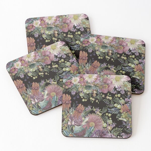 Item preview, Australian Watercolor Wildflowers - Vintage Color Palette designed and sold by Sketchbook Designs.
