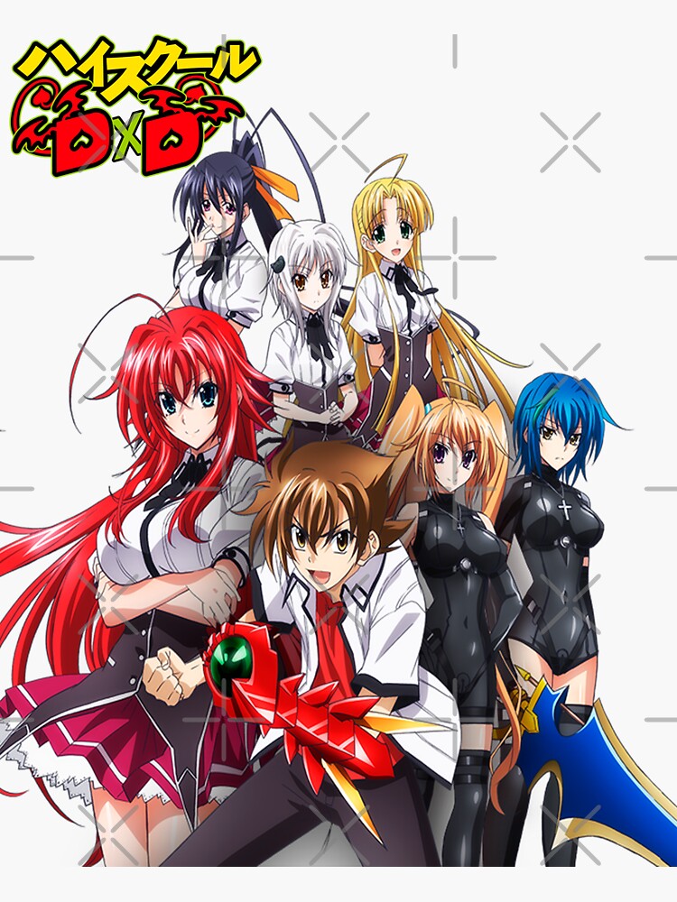 Rias Gremory High School DxD Glossy Sticker Anime Waterproof!