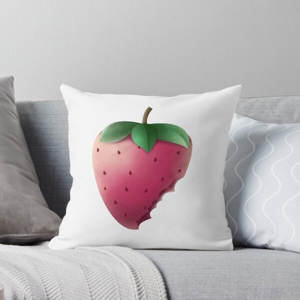 Item preview, Strawberry bite Illustration designed and sold by Deech Tree.