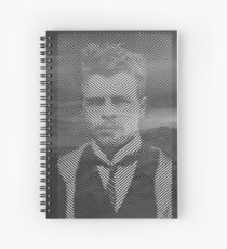 Hermann Rorschach Lines Spiral Notebook