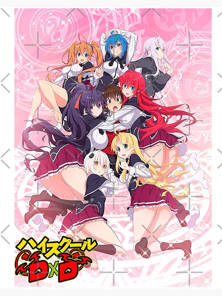 High School DxD Group Art Board Print for Sale by aventi24