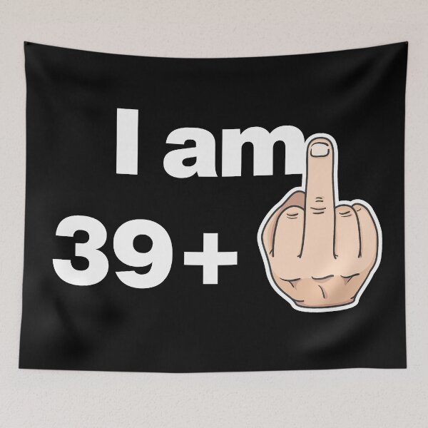 Item preview, 40th Funny and Happy Birthday Forty designed and sold by elhefe.