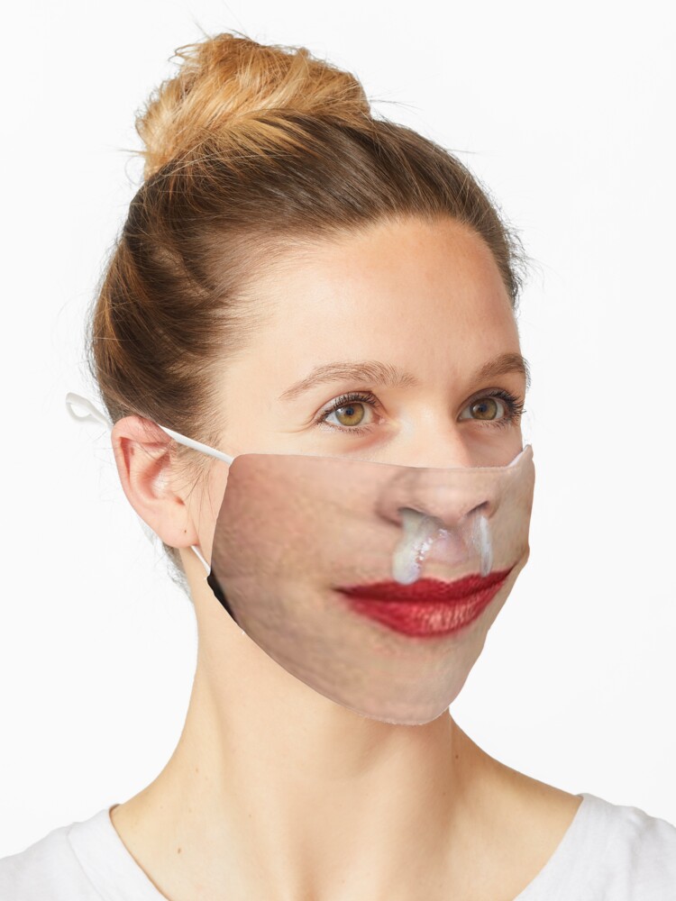 Masque De Visage Drôle Femmes Adultes Grande Bouche Sourire